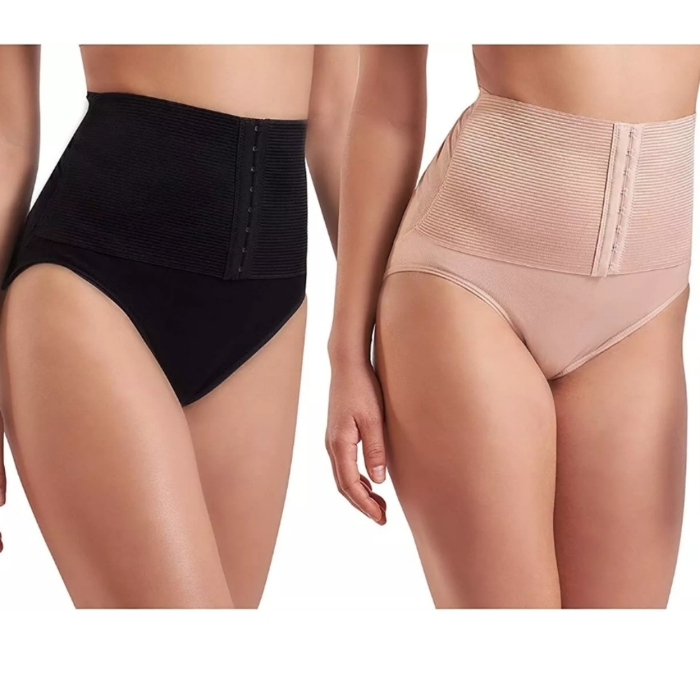 Skinnygirl‎ Briefs by Bethenny Frankel Seamless Shaping Waist Cincher 2-Pack
